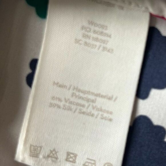 Boden Silk Blend Top / Blouse, Size 12 - Picture 5 of 7